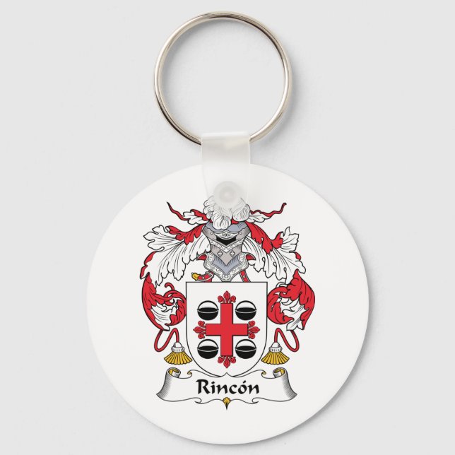 Rincon Family Crest Keychain (Front)