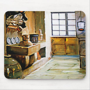 Rincón gallego (Apunte)/Galician nook (Sketch) Mouse Pad