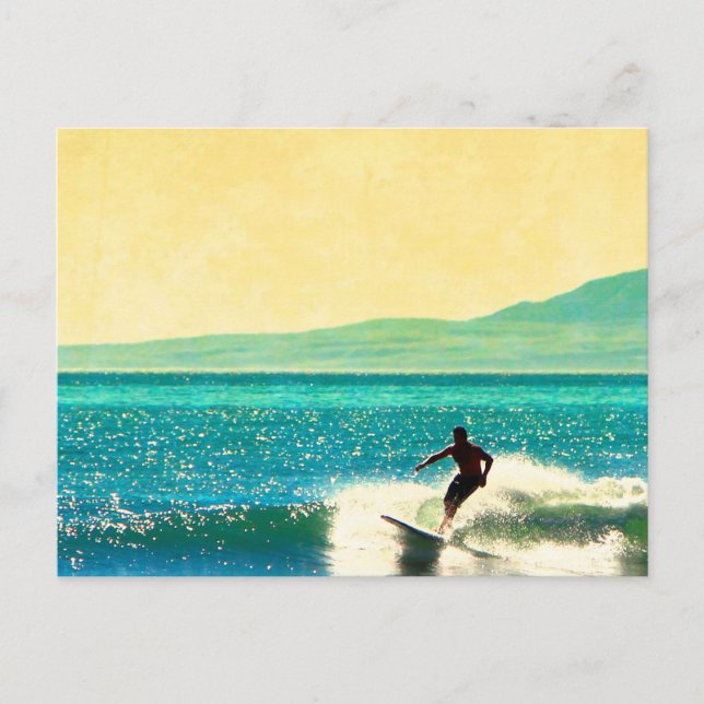Rincon Surfer Postcard (Front)