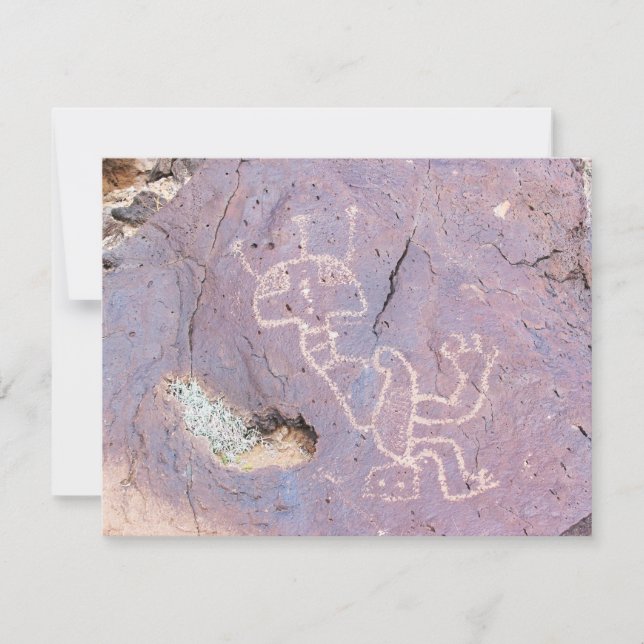 Rinconada Canyon Petroglyph Card (Front)