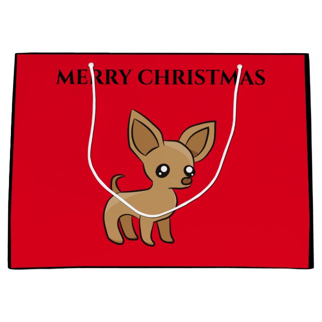 RINDEER grand sac cadeau de noël! (Devant)