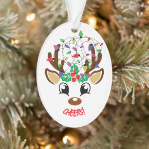 Rindeer Tangé Dans Les Lumières