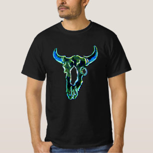Rinderschädel auf den Punkt gebracht T-Shirt