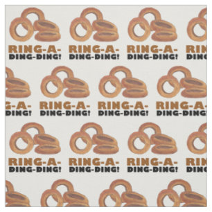 Ring-a-Ding-Ding Fried Onion Rings Junk Fast Food Fabric