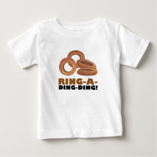 Ring-A-Ding-Ding Onion Ring Rings Junk Food Foodie Baby T-Shirt