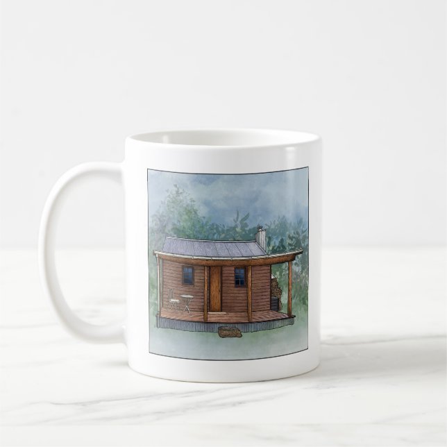 Ring Barker's Hut Mug (Left)