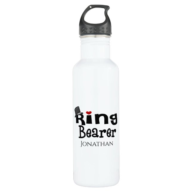 Ring Bearer 710 Ml Water Bottle (Front)