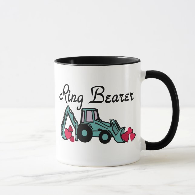 Ring Bearer Backhoe Mug (Right)