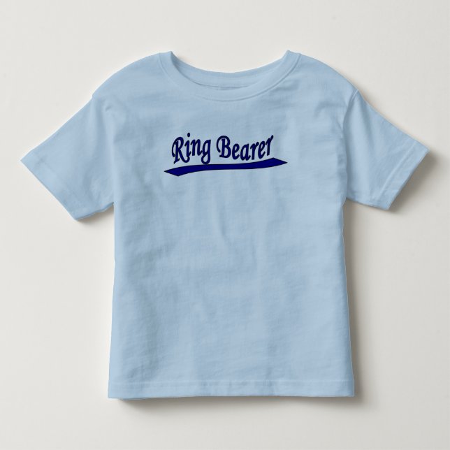 Ring Bearer BaseBall Shirt (Front)