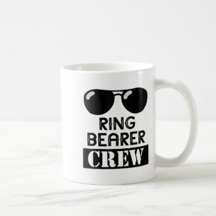 Ring Bearer Crew Ring Wedding Party Sungl Security Coffee Mug