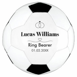 Ring Bearer Gift Personalized Soccer Ball