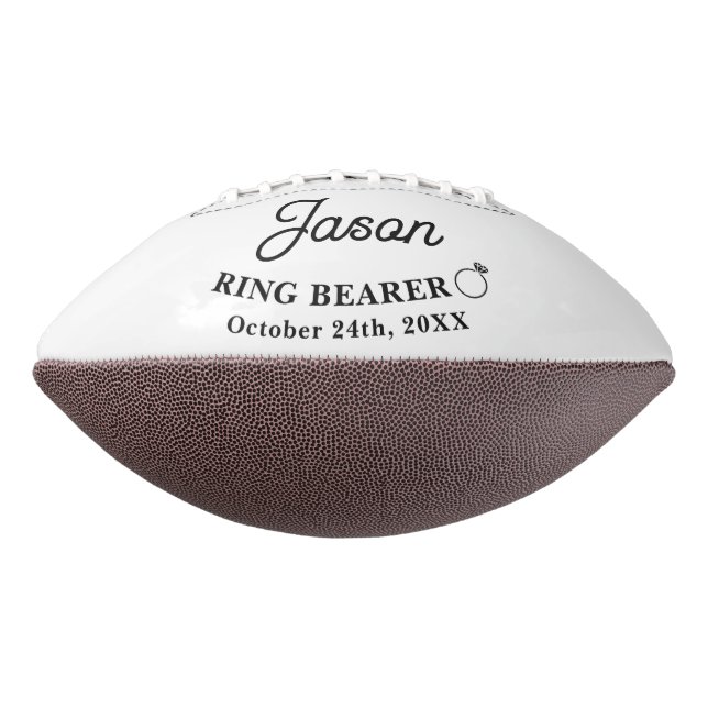Ring Bearer Gift Ring Bearer Proposal Ideas Football (Rotated 270)