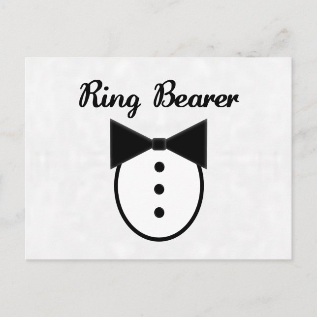 Ring Bearer Postcard (Front)