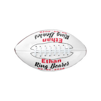 Ring Bearer Proposal Gift Mini Football