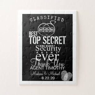 Ring Bearer Secret Agent Puzzle