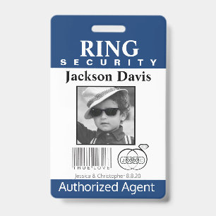 Ring Bearer Security Badge