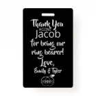 Ring Bearer Security Badge