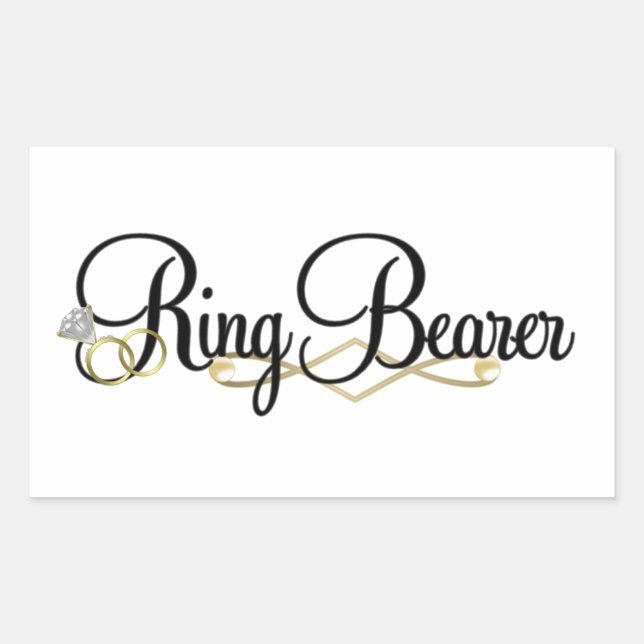Ring Bearer Sticker (Front)