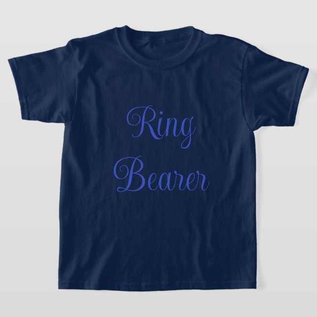 Ring Bearer T-Shirt (Laydown)