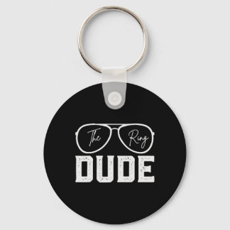 Ring Bearer Wedding Party Ring Security Dude Marri Keychain