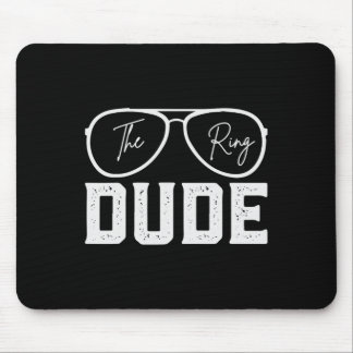 Ring Bearer Wedding Party Ring Security Dude Marri Mouse Pad