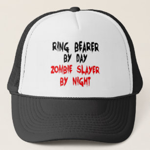 Ring Bearer Zombie Slayer Trucker Hat