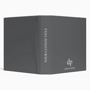 Ring Binder with Pockets & Prongs