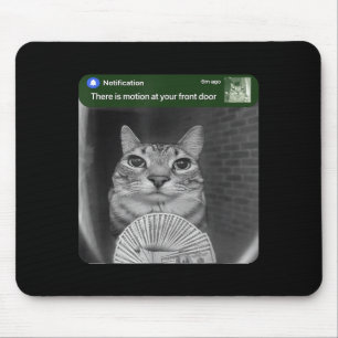 Ring Cat With Motion Meme  Mouse Pad