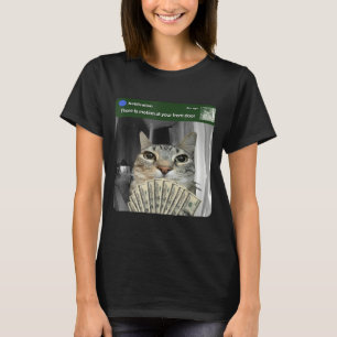 Ring Cat With Motion Meme  T-Shirt