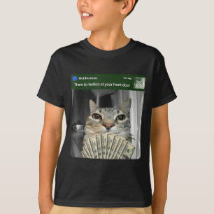 Ring Cat With Motion Meme  T-Shirt