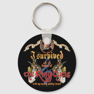 Ring Cycle Survivor Keychain