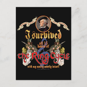 Ring Cycle Survivor Postcard