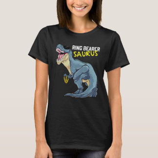 Ring Dinosaur Bearer Saurus Wedding Ring Rex Secur T-Shirt