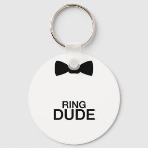 Ring Dude kids - Boys ring bearer wedding Keychain