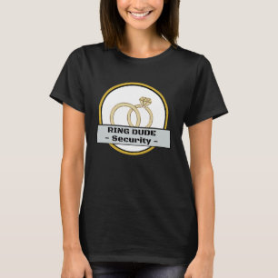 Ring Dude Security Ring Bearer Boys Wedding Party T-Shirt