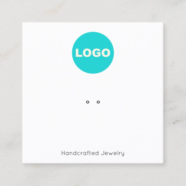  Ring Holder  Add Logo Square Display Square  Business Card (Front)