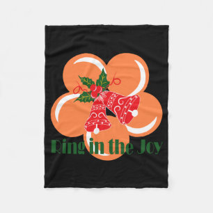 Ring In The Joy Fleece Blanket
