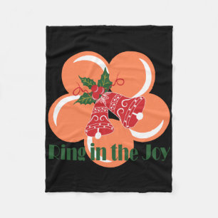 Ring In The Joy T Shirt Fleece Blanket
