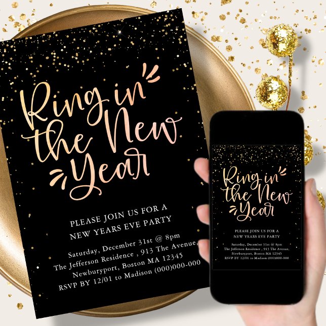 Ring In The New Year Invitation (Creator Uploaded)