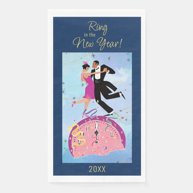 Ring in the New Year Napkin (Front)