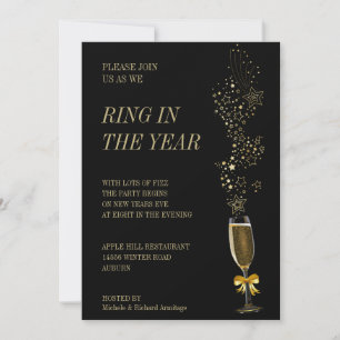 Ring in the Year Invitation