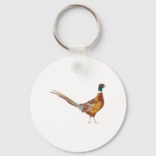 Ring-Necked Pheasant Keychain