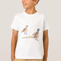 Ring-necked Pheasant watercolor bird species art