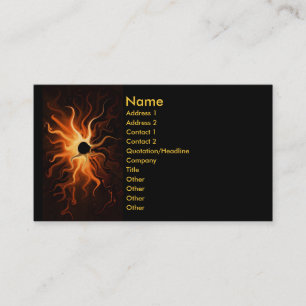Ring of Fire business card