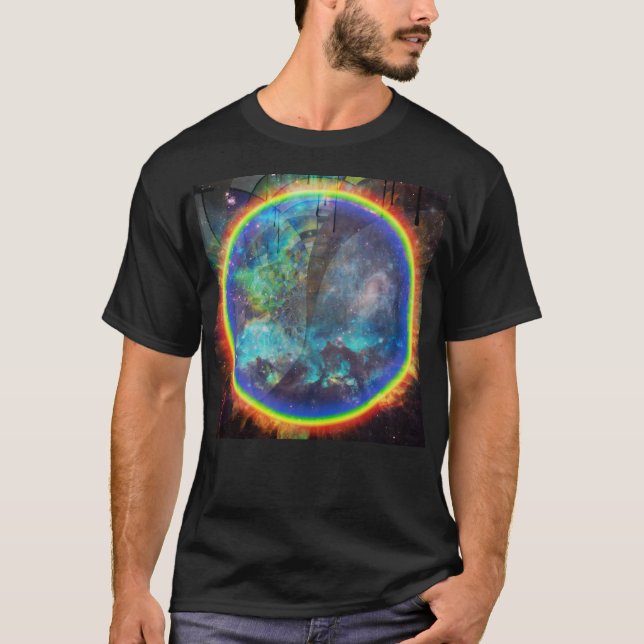 Ring of fire in space T-Shirt (Front)