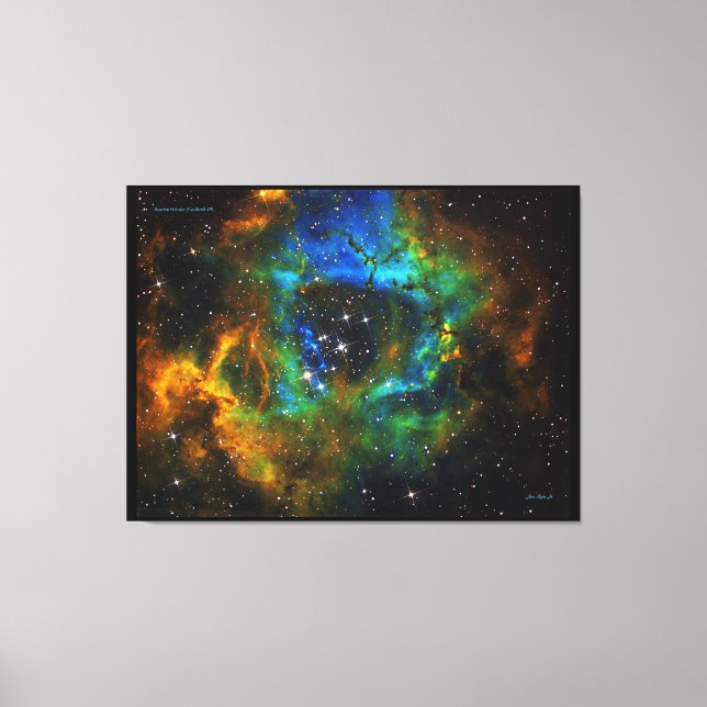 Ring of God - Rosette Nebula - Distinguished Canva Canvas Print (Front)