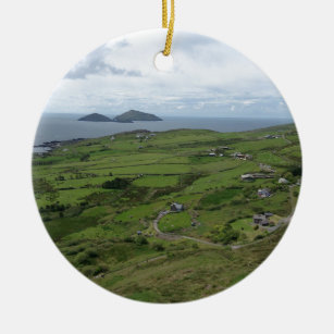 Ring Of Kerry Ireland Irish Ocean View Ceramic Ornament