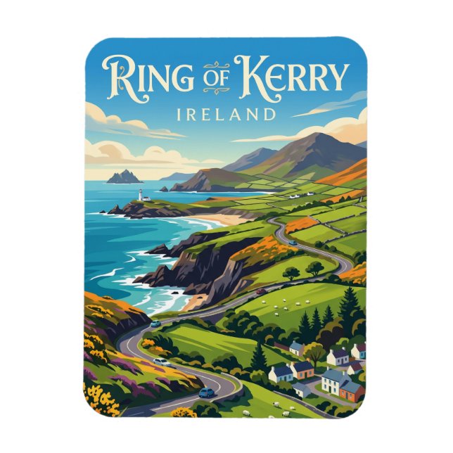 Ring of Kerry Ireland Magnet (Vertical)