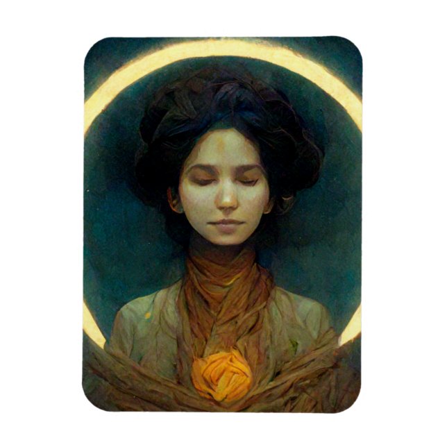 Ring Of Light 2 Fantasy Sci-fi Magnet (Vertical)