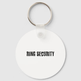 Ring Security Funny Wedding Bride Groom Party Gift Keychain